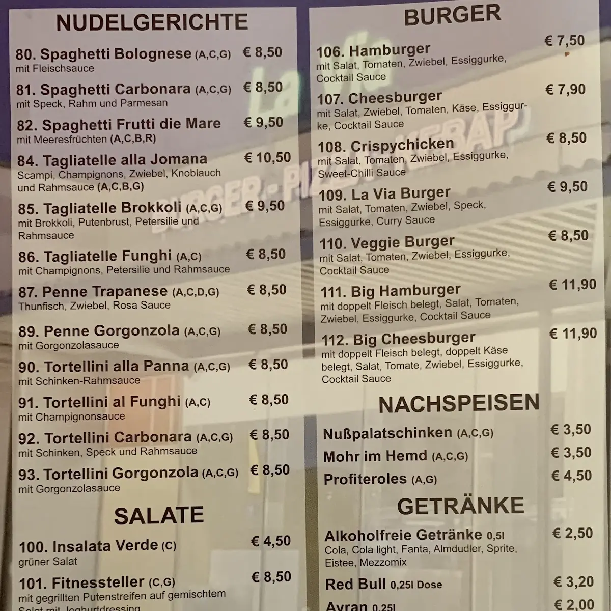 Speisekarte photo 3