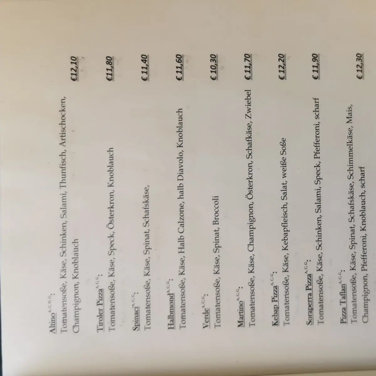 Speisekarte photo 4