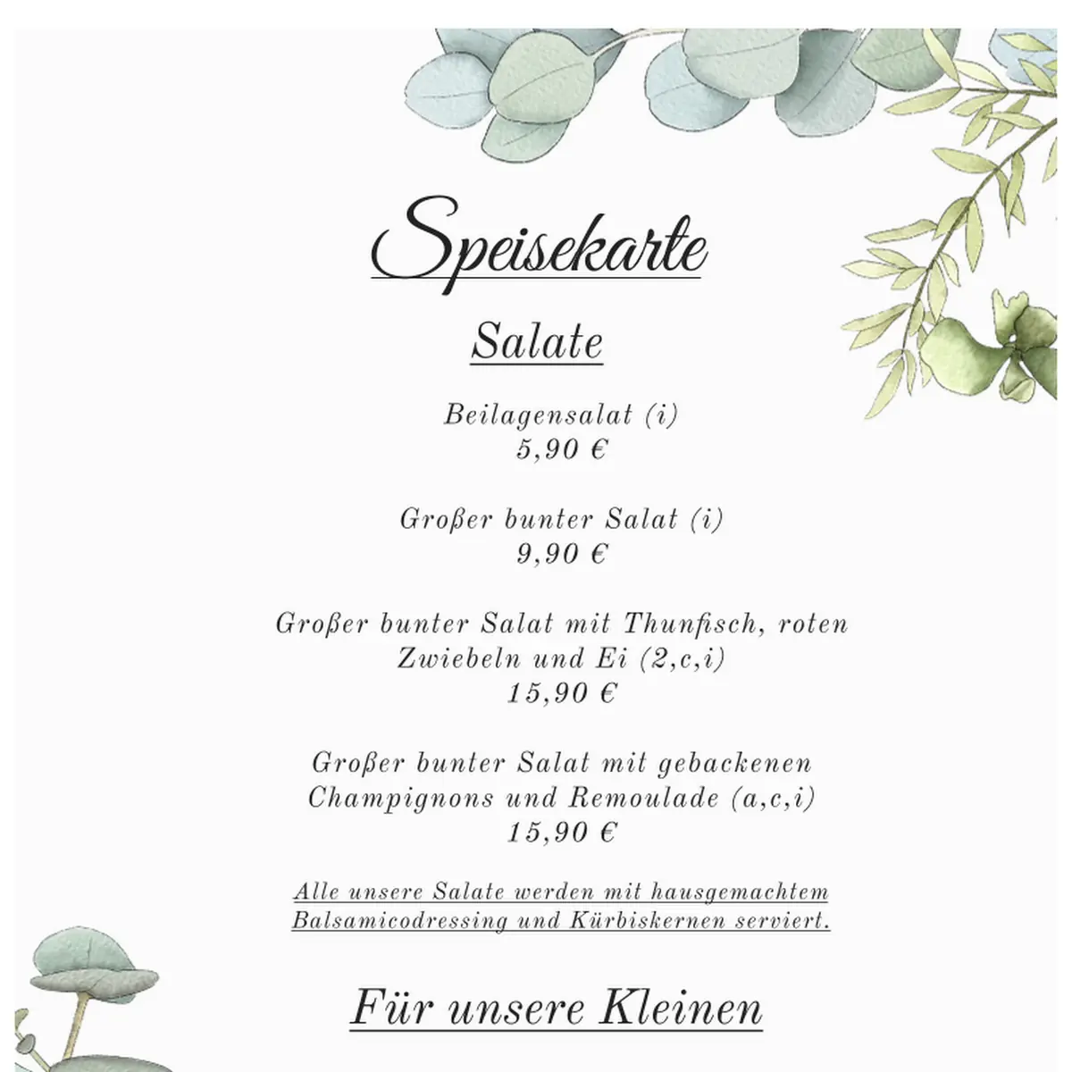 Speisekarte photo 3