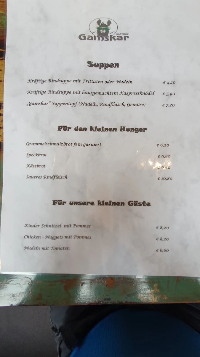Speisekarte photo 1