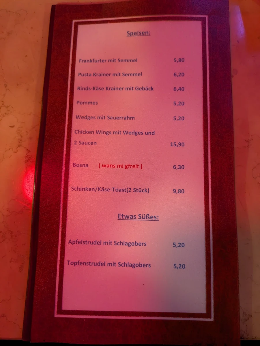 Speisekarte photo 1
