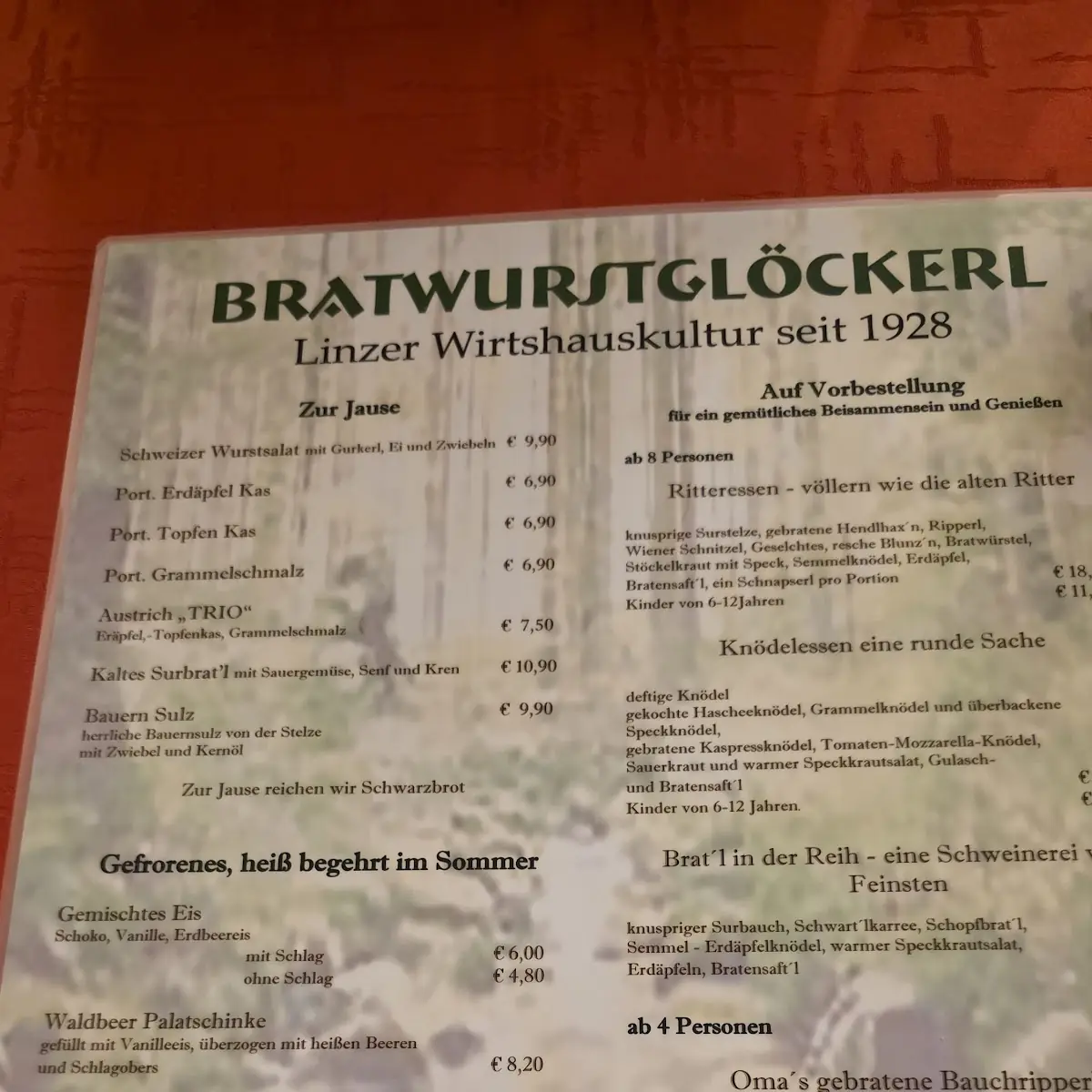Speisekarte photo 2