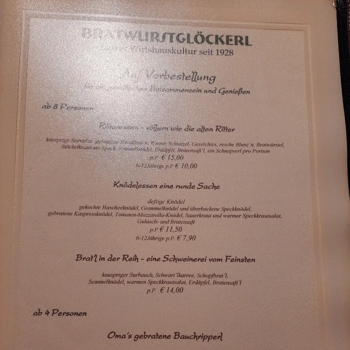 Speisekarte photo 8