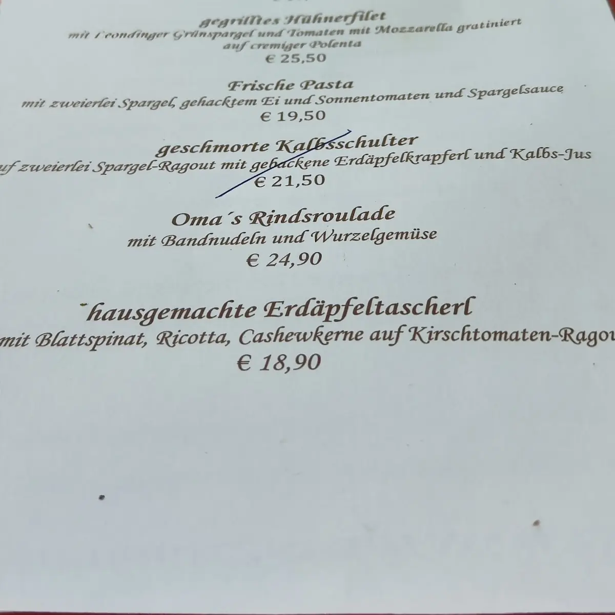 Speisekarte photo 9