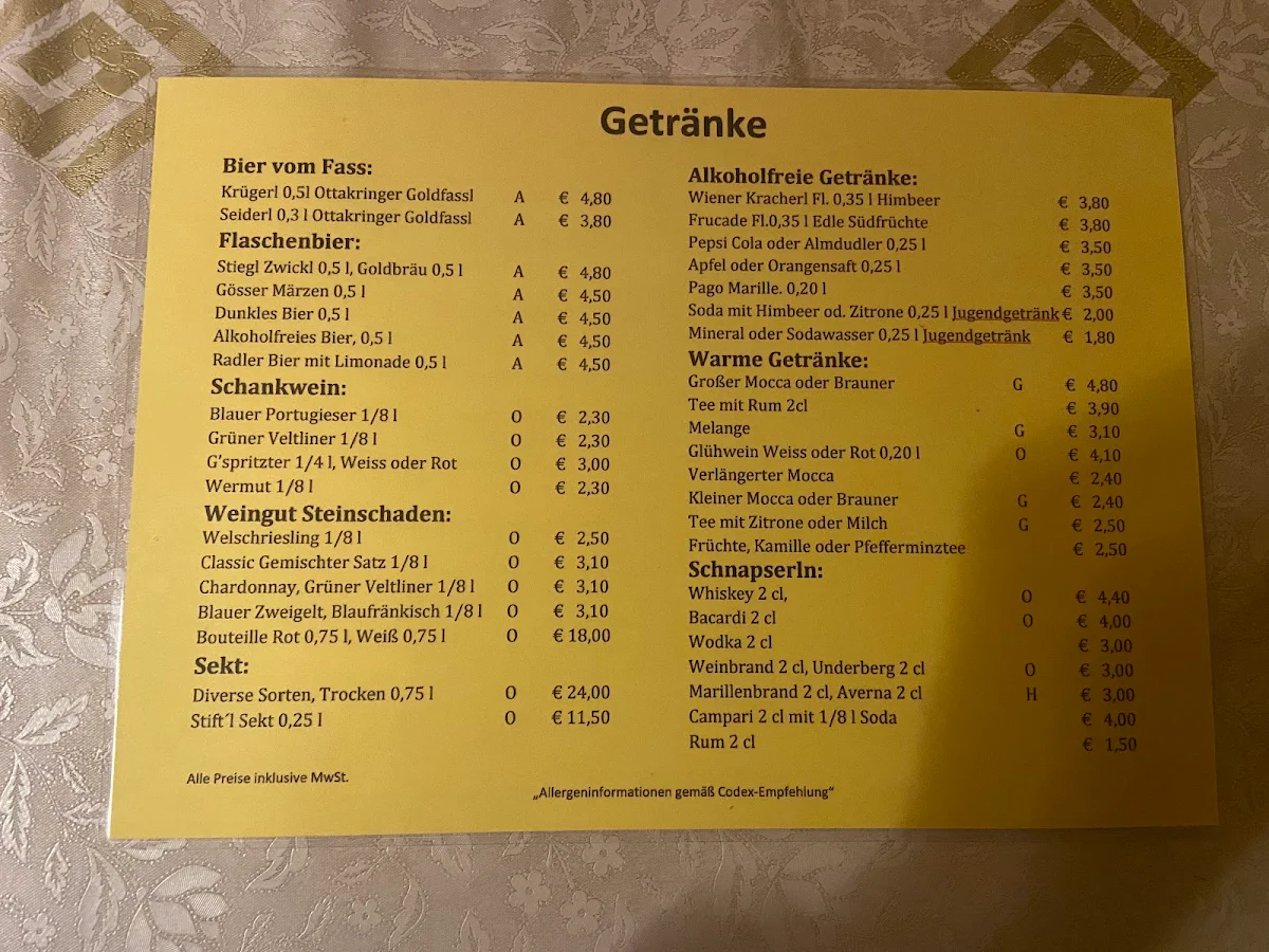 Speisekarte photo 5