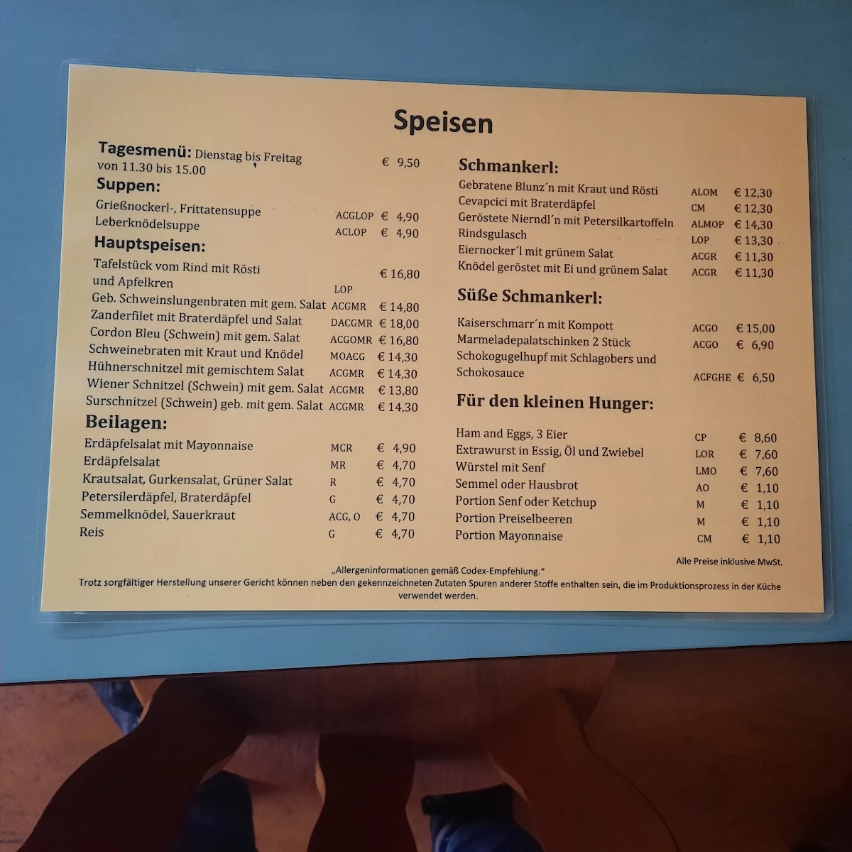 Speisekarte photo 7