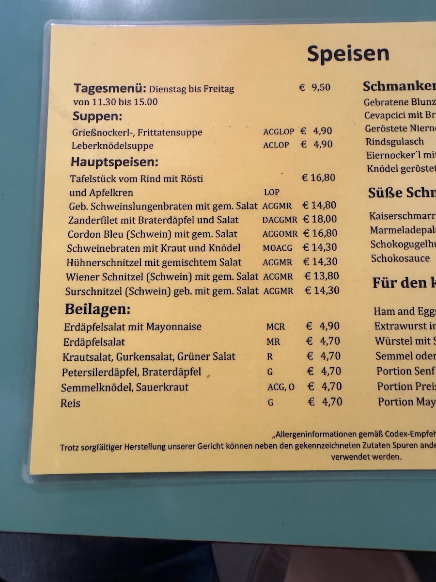 Speisekarte photo 8