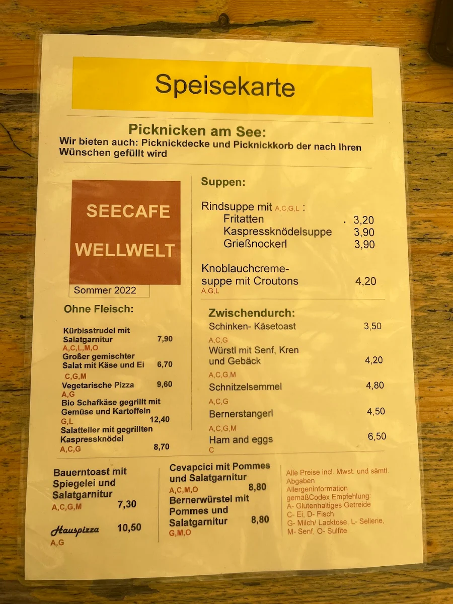 Speisekarte photo 1