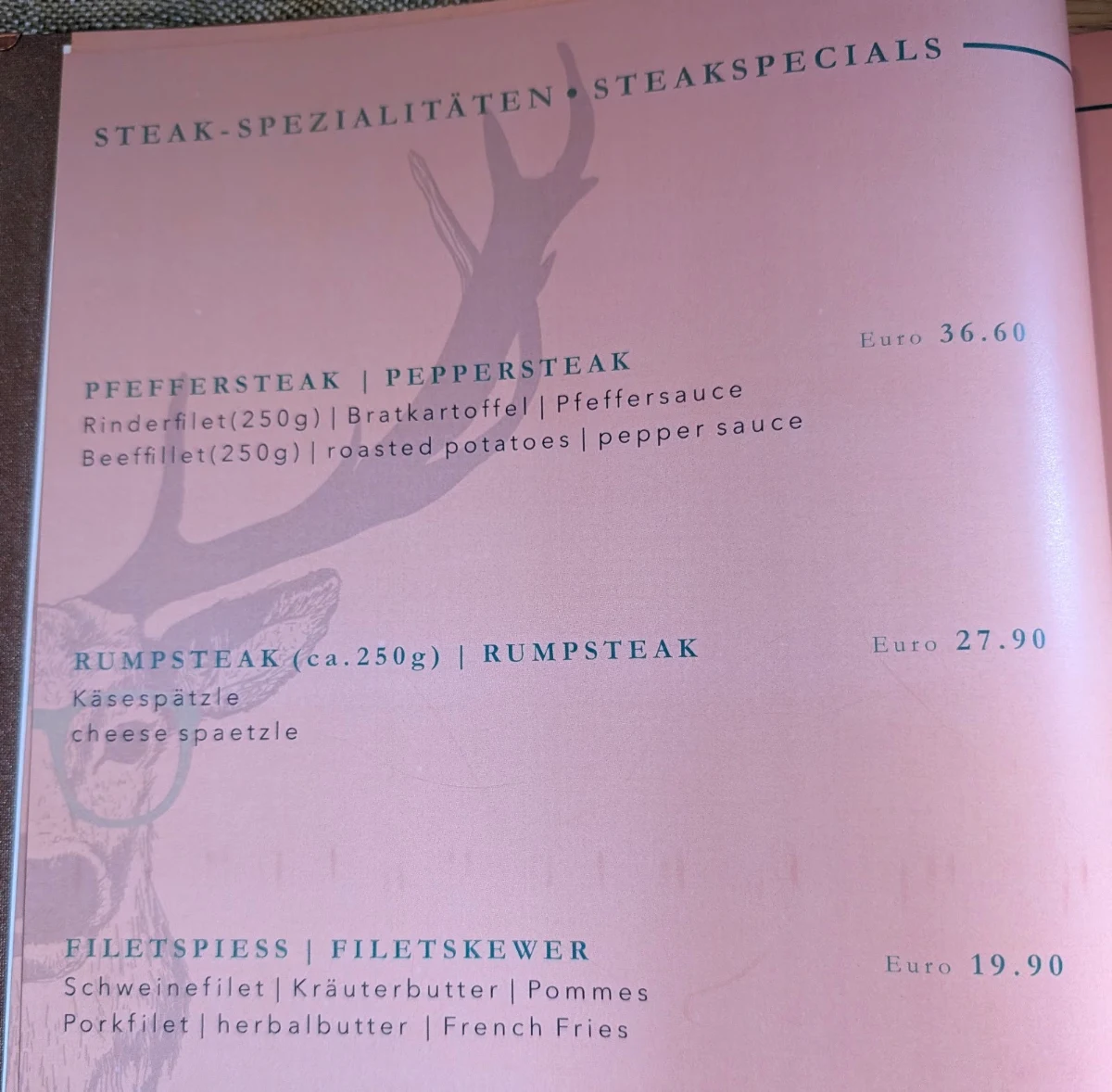 Speisekarte photo 3