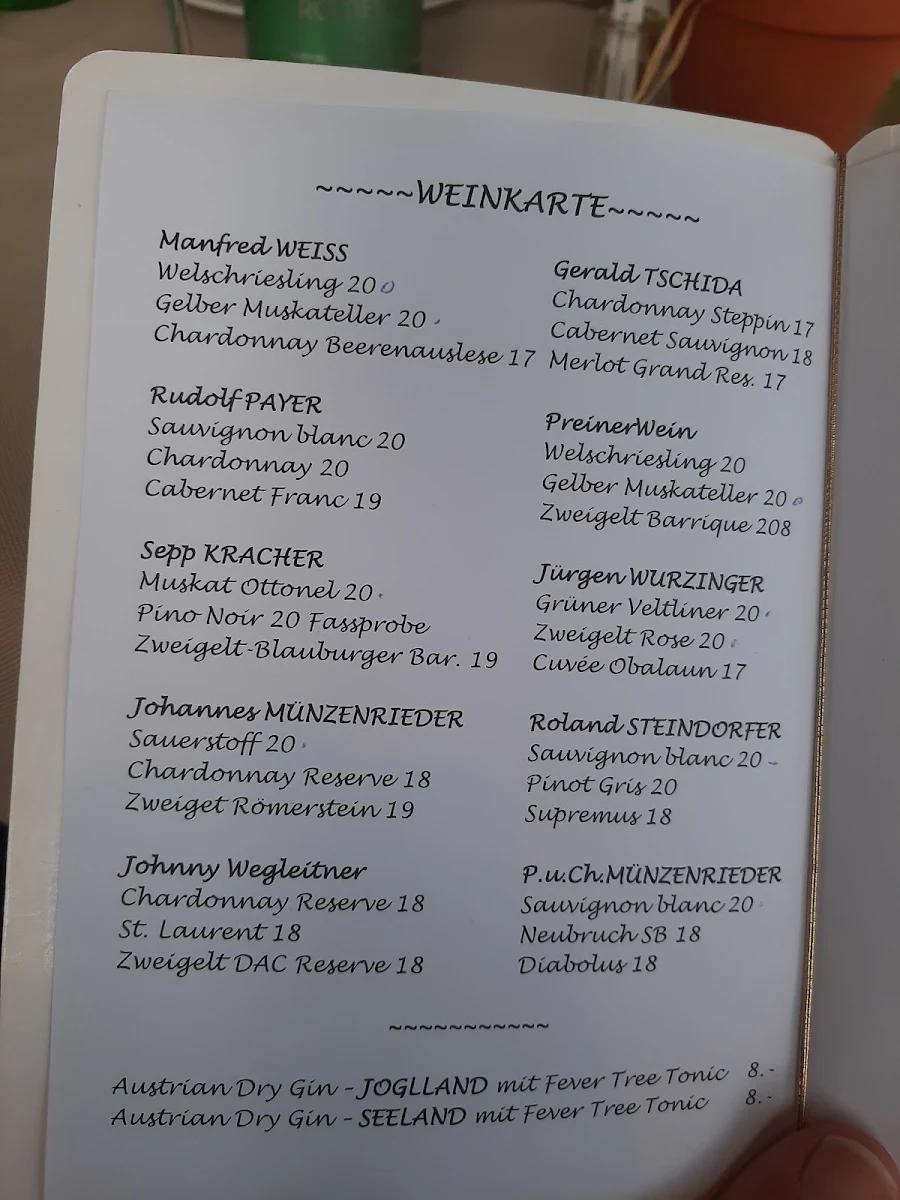 Speisekarte photo 1