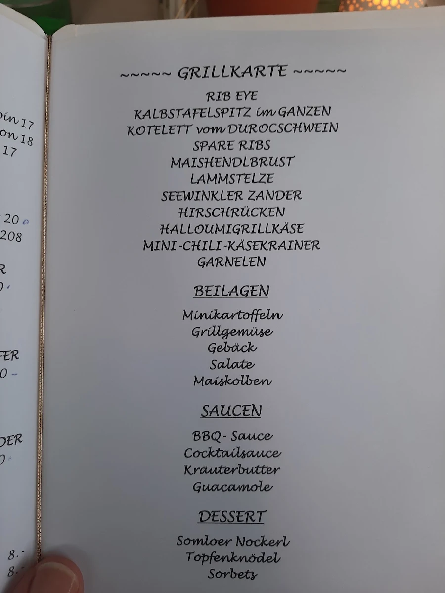 Speisekarte photo 2