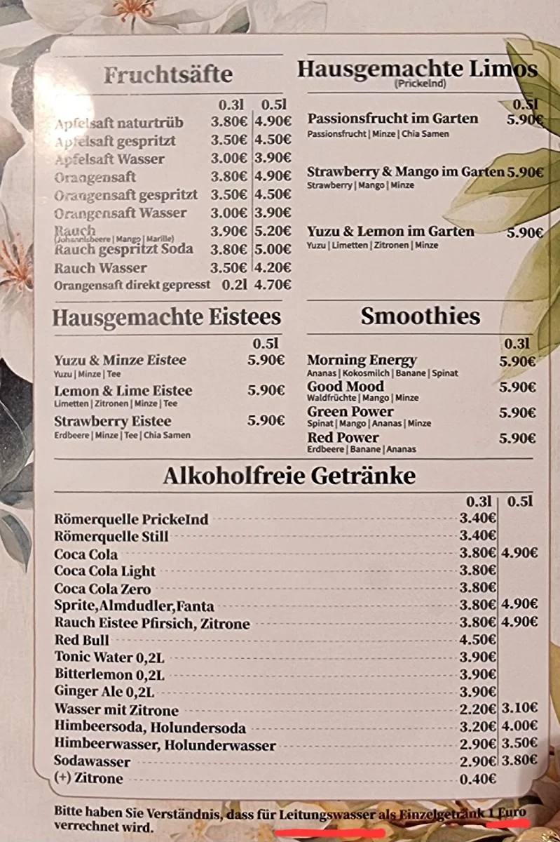 Speisekarte photo 2