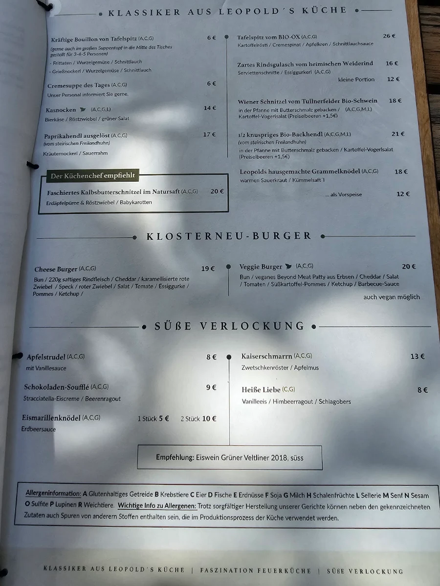 Speisekarte photo 3