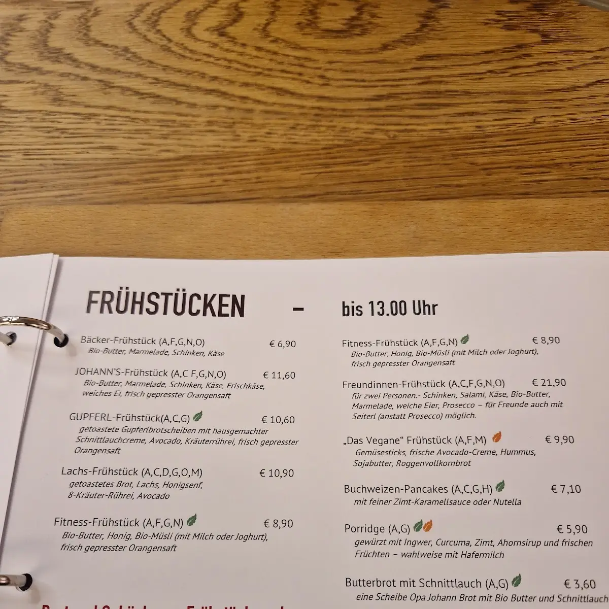 Speisekarte photo 2