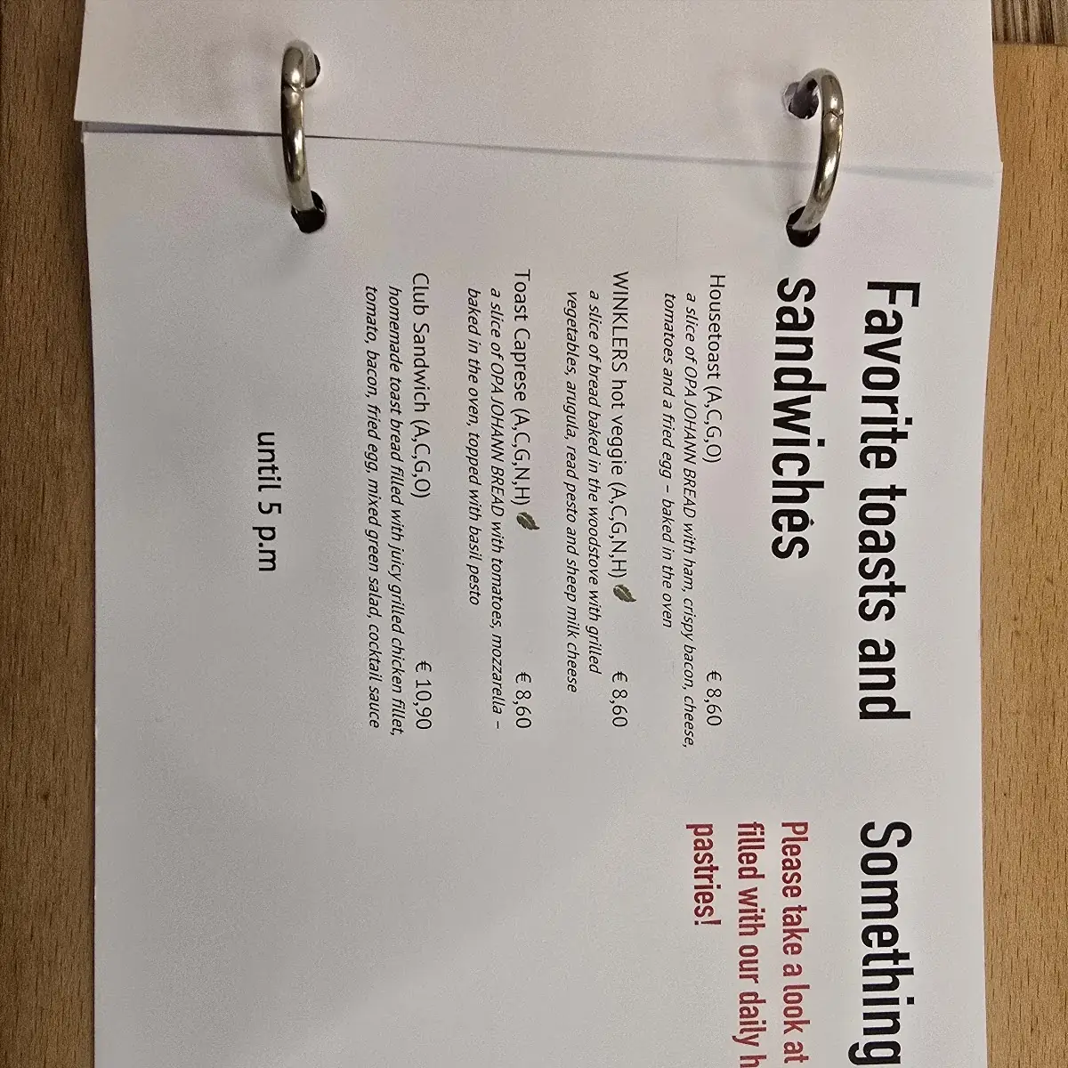 Speisekarte photo 6