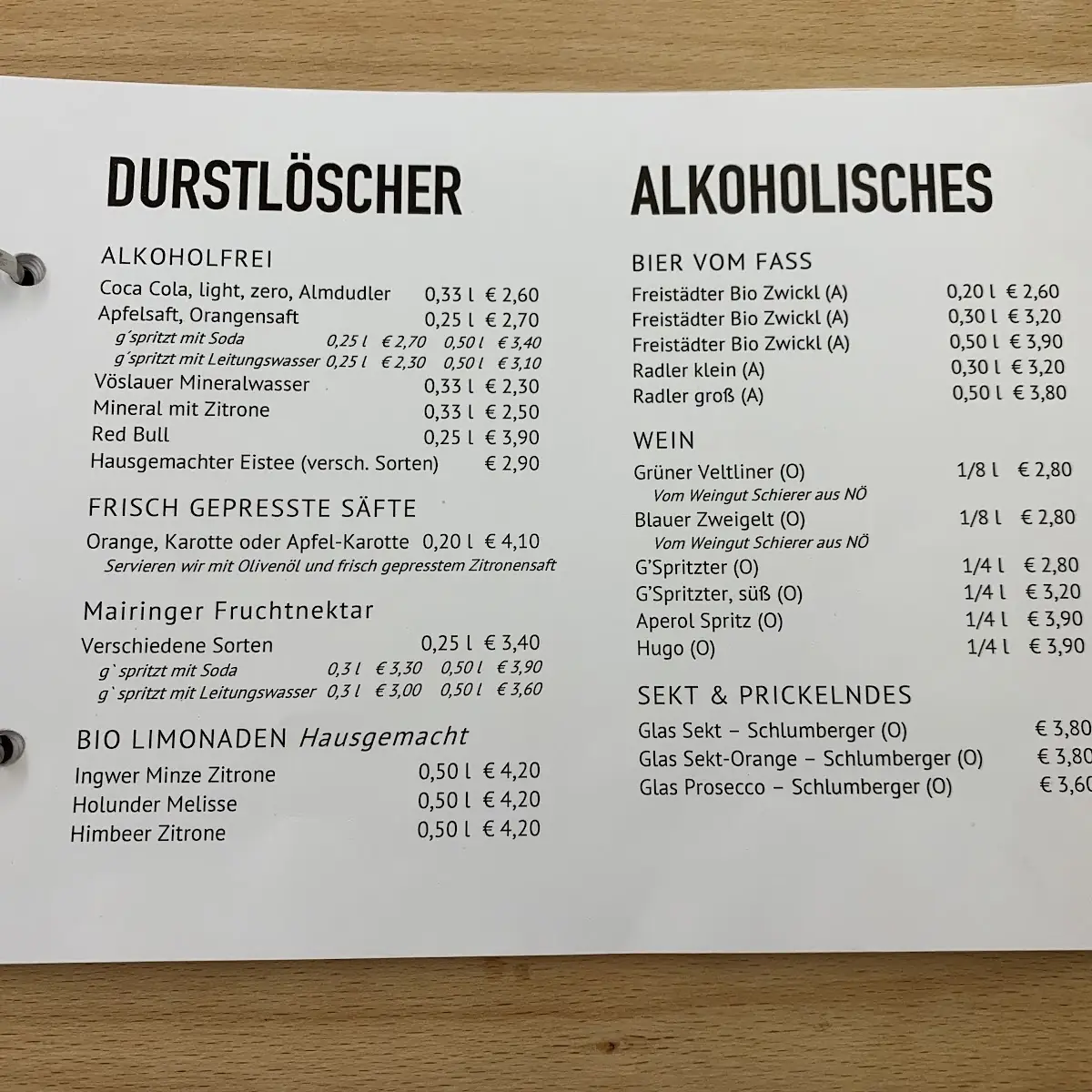 Speisekarte photo 9