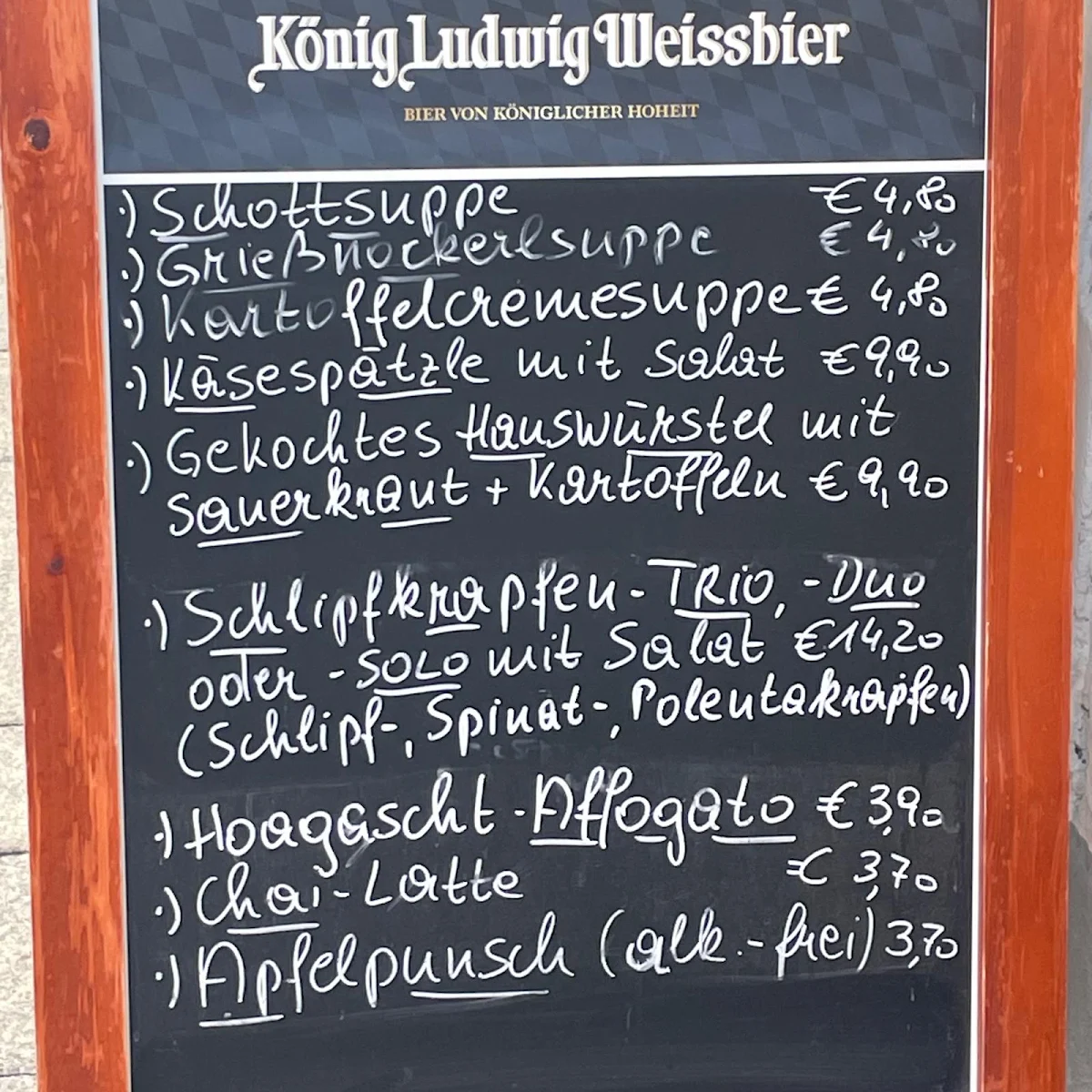 Speisekarte photo 3
