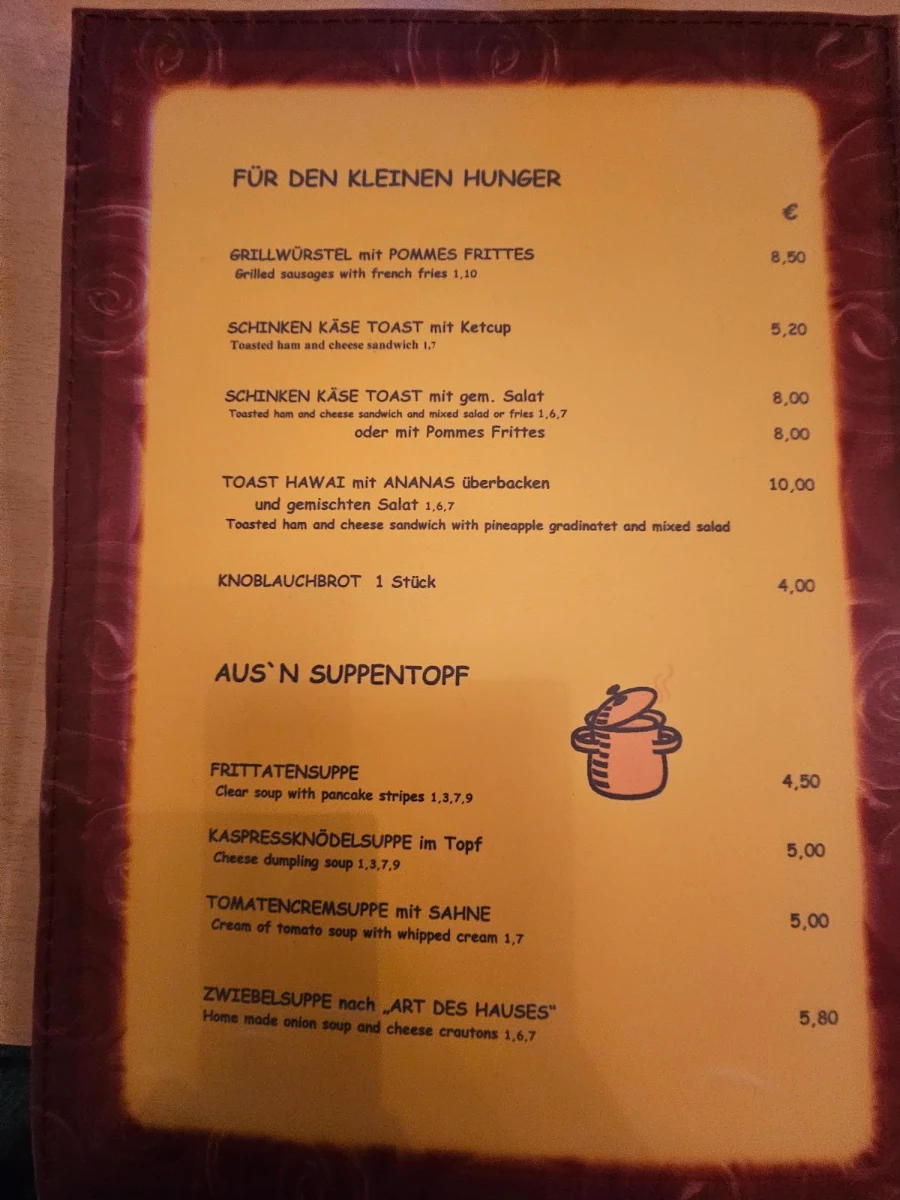 Speisekarte photo 1