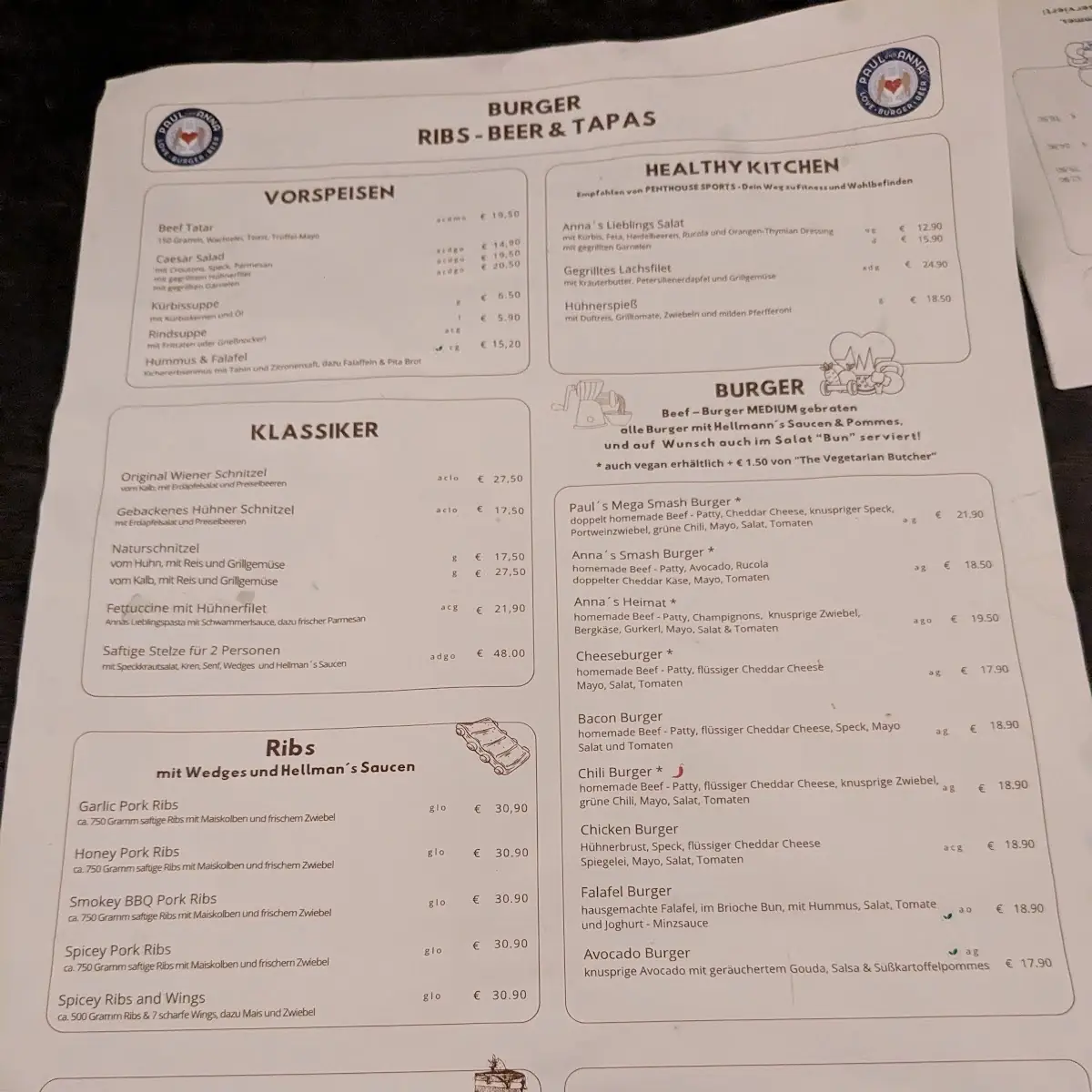 Speisekarte photo 2