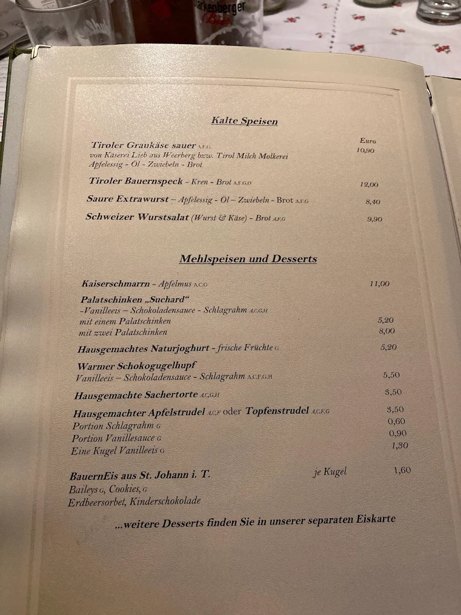 Speisekarte photo 4