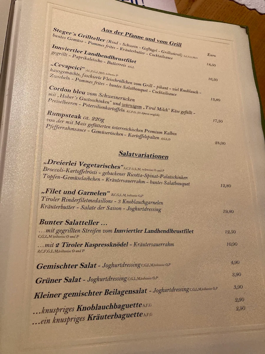 Speisekarte photo 5