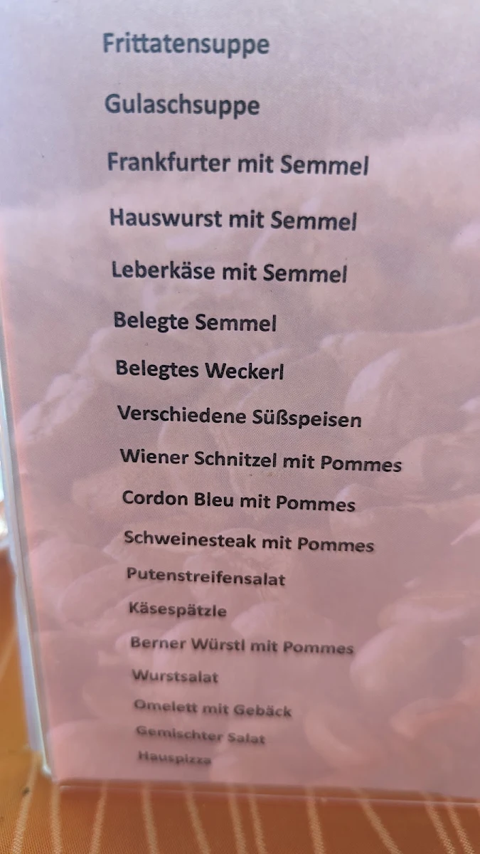 Speisekarte photo 1