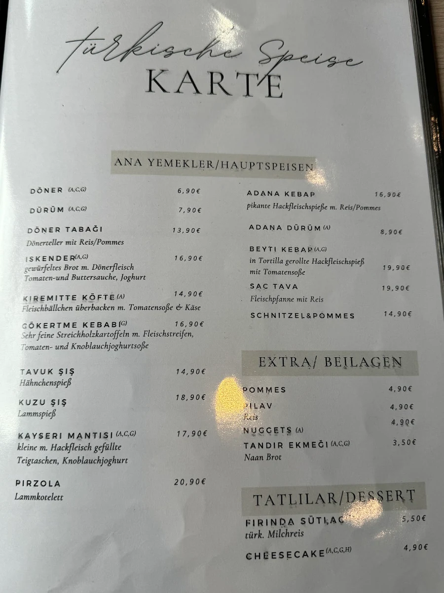 Speisekarte photo 3
