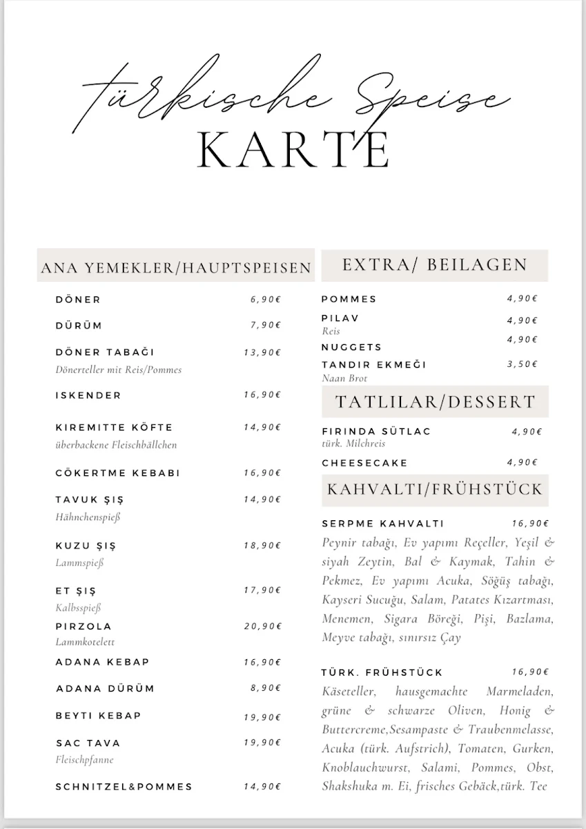 Speisekarte photo 5
