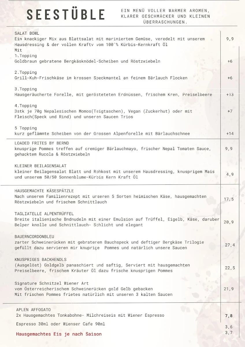 Speisekarte photo 1
