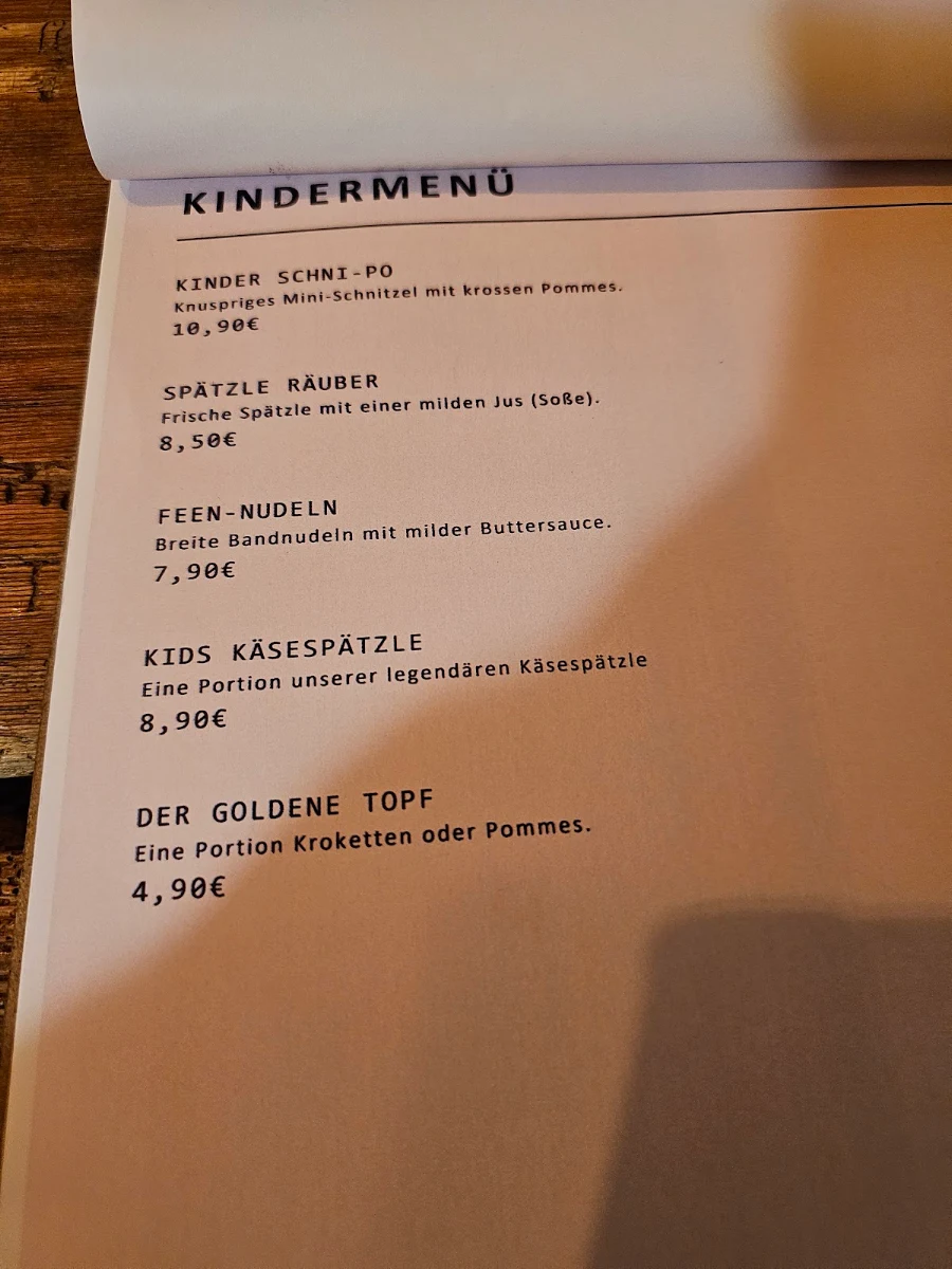 Speisekarte photo 5