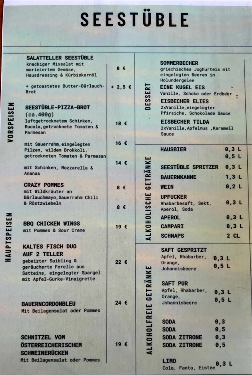 Speisekarte photo 8