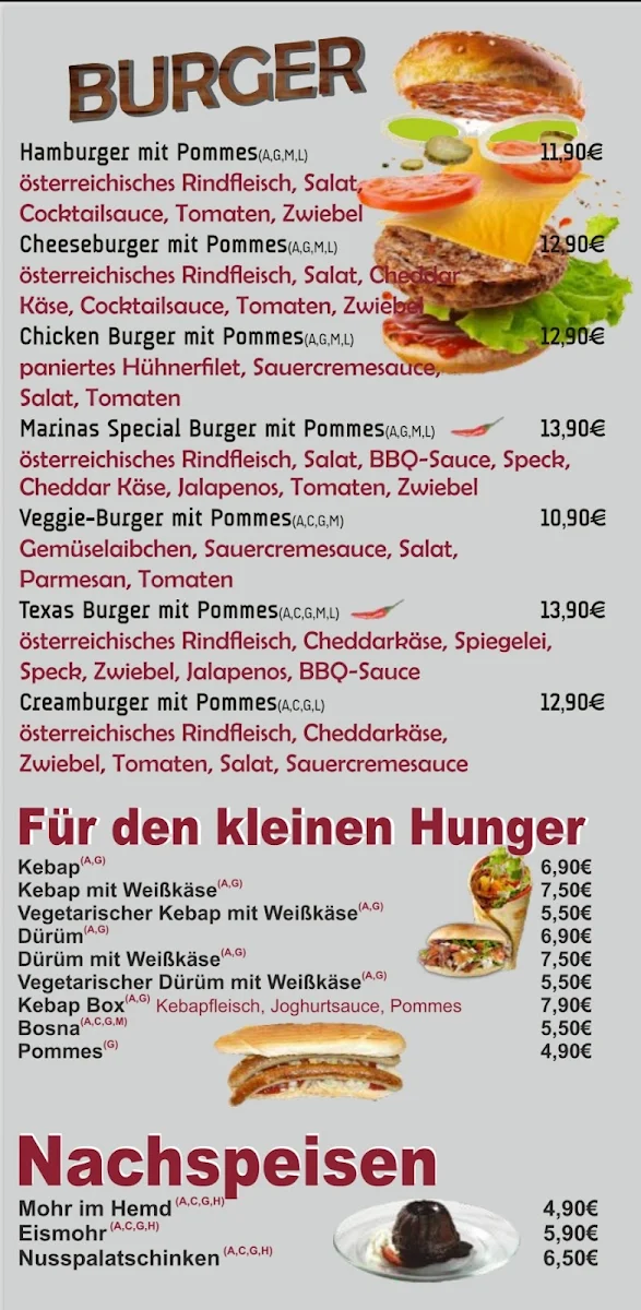 Speisekarte photo 2