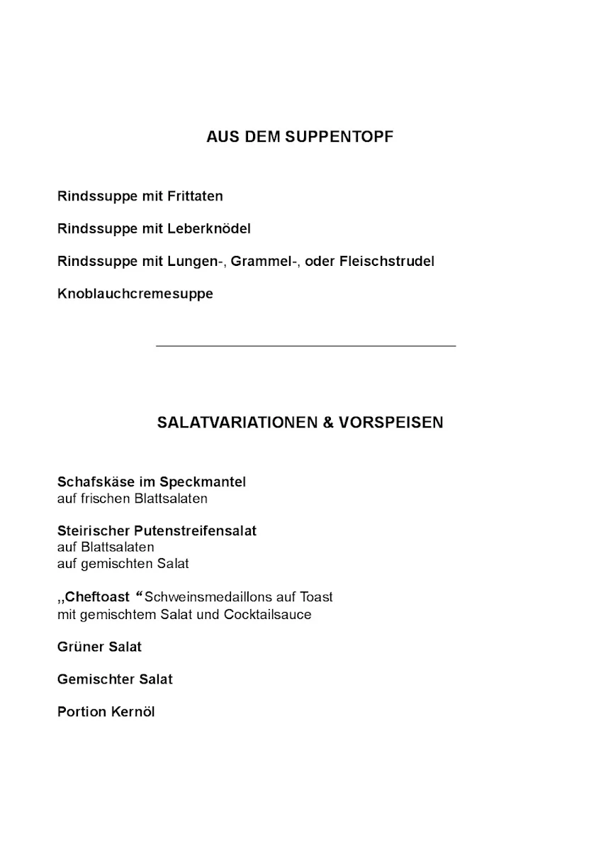 Speisekarte photo 6