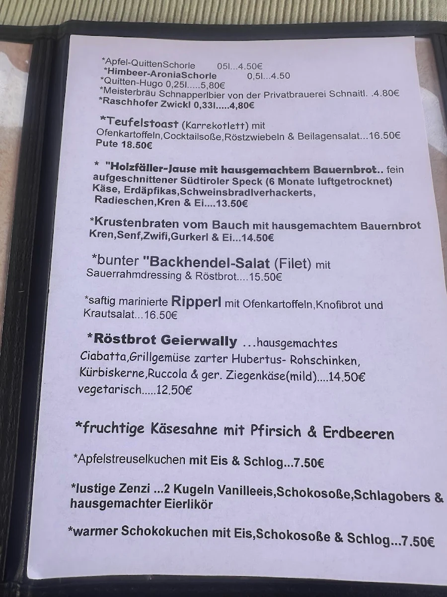 Speisekarte photo 3