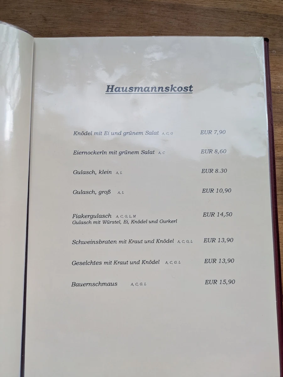 Speisekarte photo 4