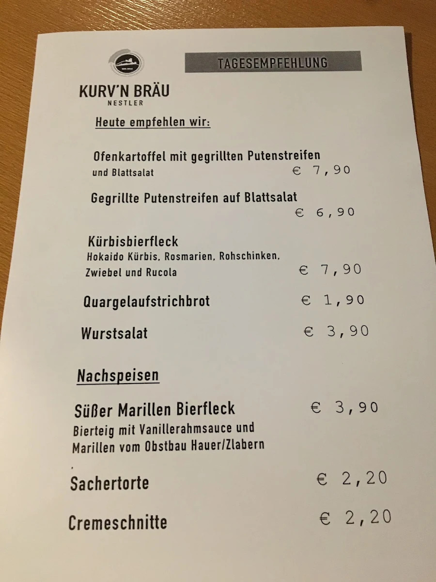 Speisekarte photo 2