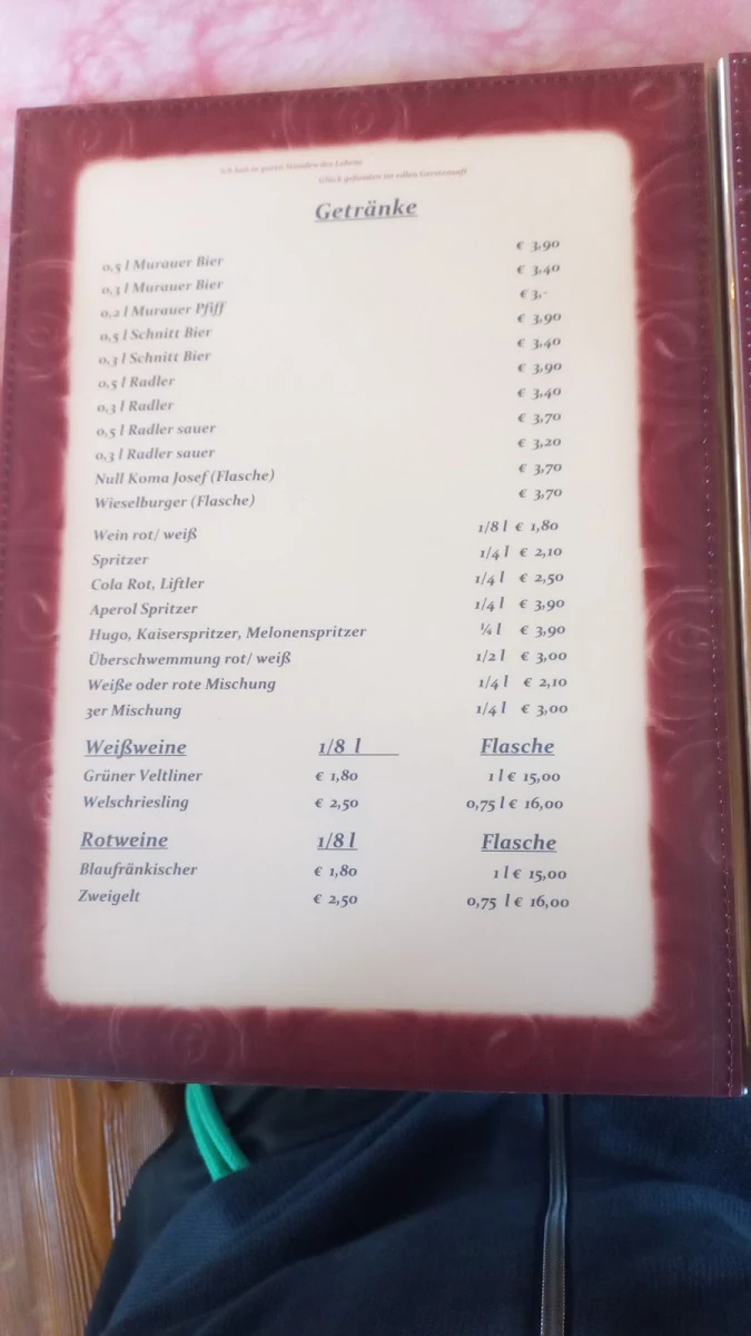 Speisekarte photo 1