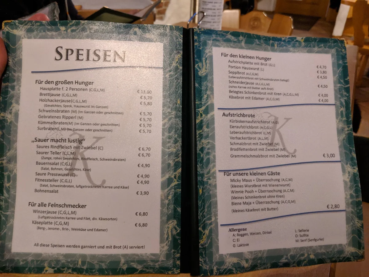 Speisekarte photo 2