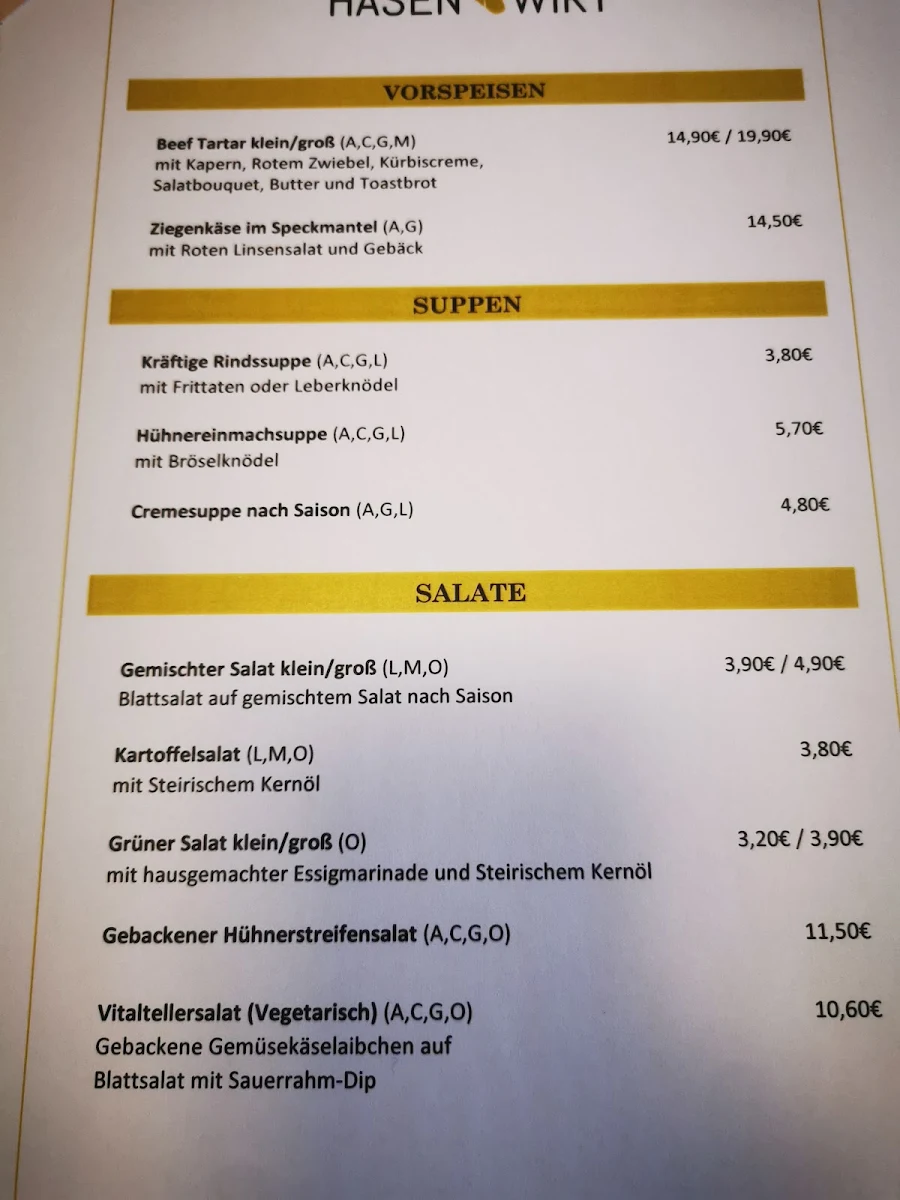 Speisekarte photo 5