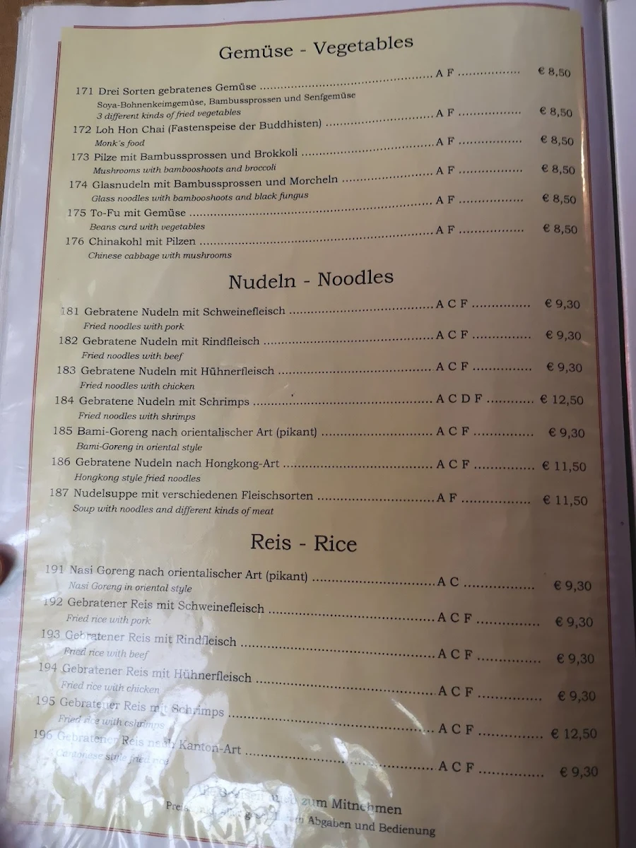 Speisekarte photo 3