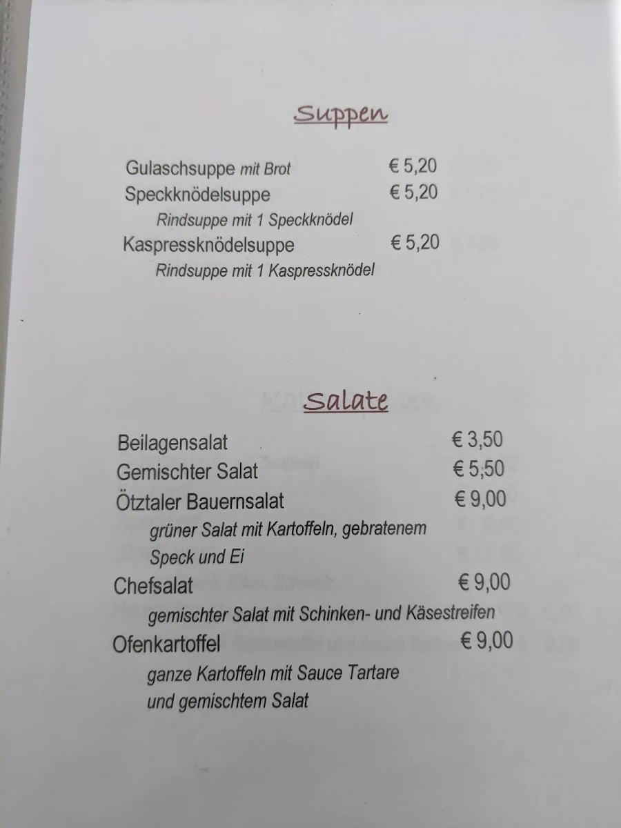Speisekarte photo 5