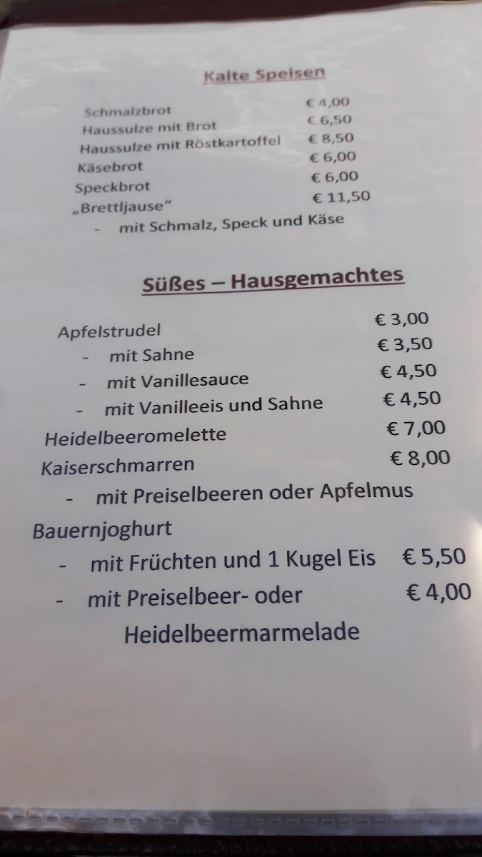 Speisekarte photo 6