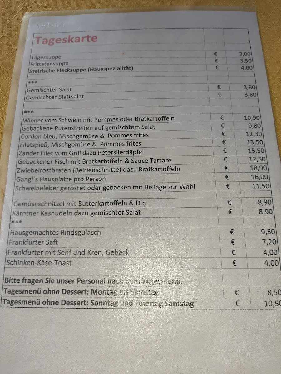 Speisekarte photo 3