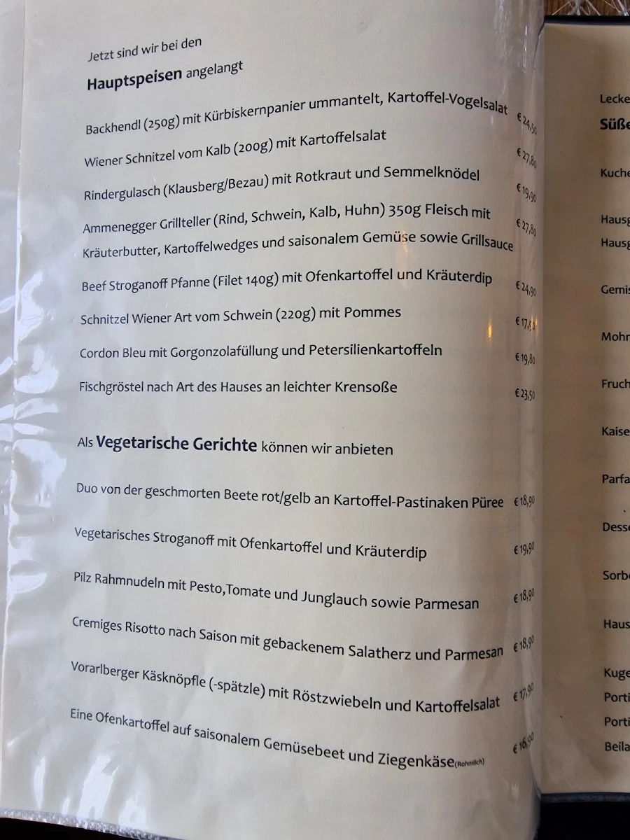 Speisekarte photo 5