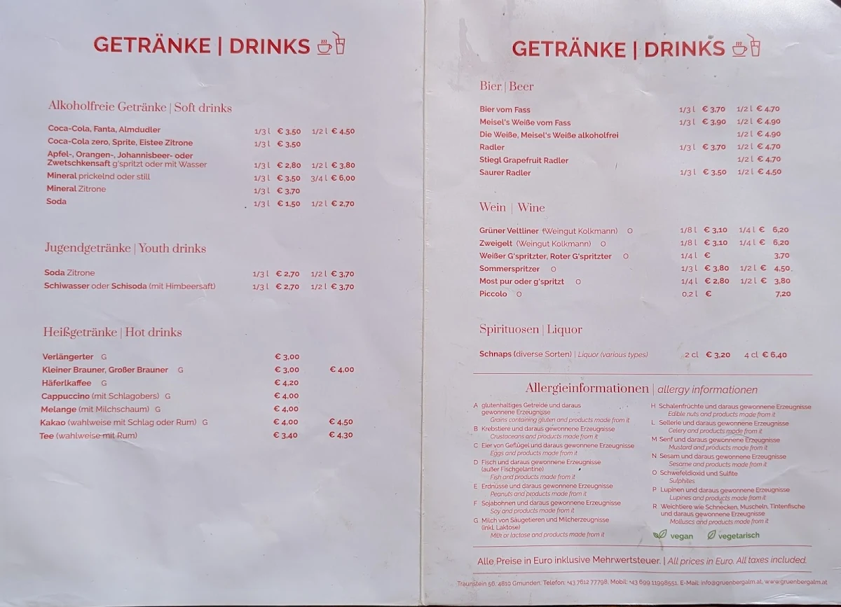 Speisekarte photo 1