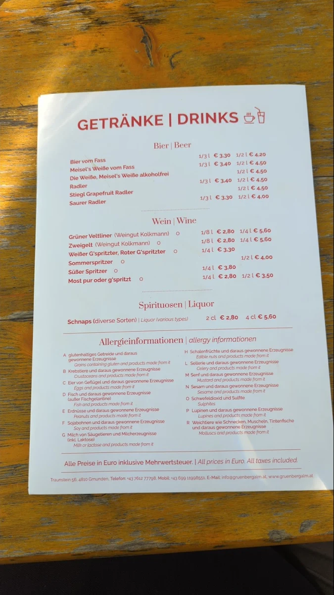 Speisekarte photo 10