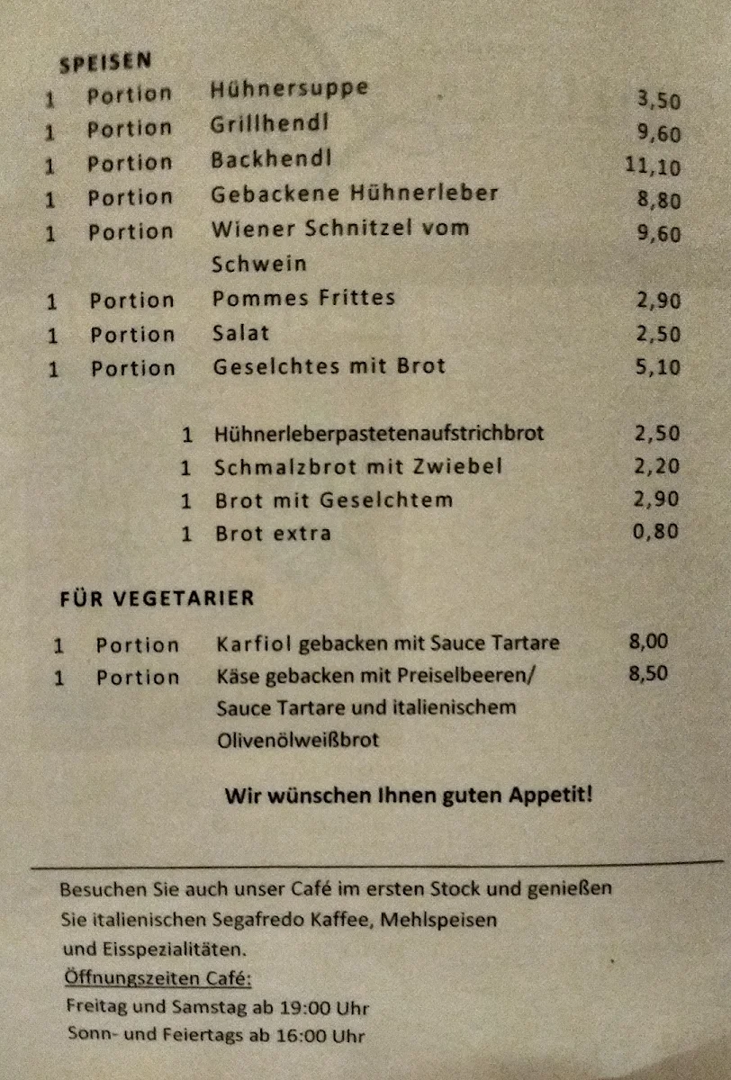 Speisekarte photo 5