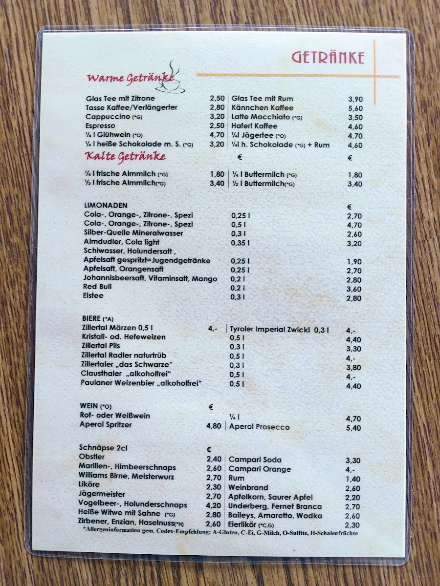 Speisekarte photo 6