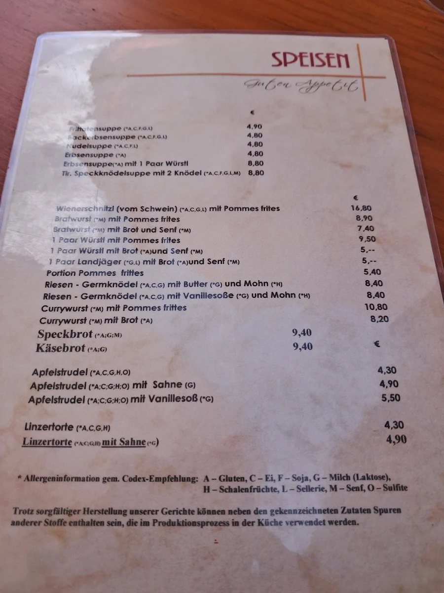 Speisekarte photo 8
