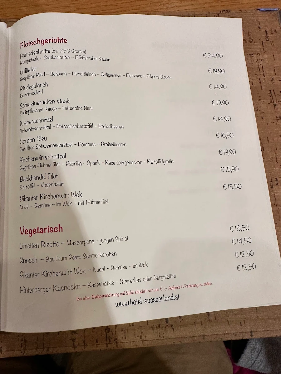 Speisekarte photo 1